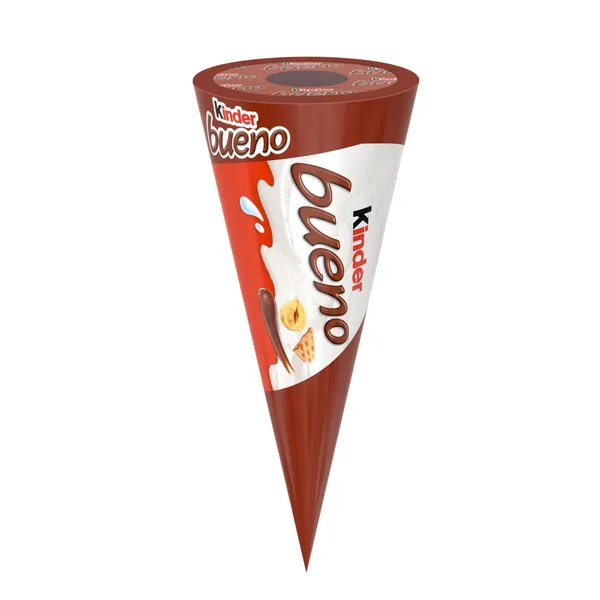 Valgomieji kūginiai ledai KINDER BUENO, 90 ml / 62 g