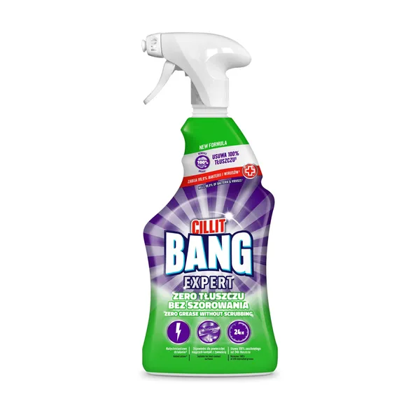 Valiklis CILLIT BANG GREASE & SMUDGES, 750 ml