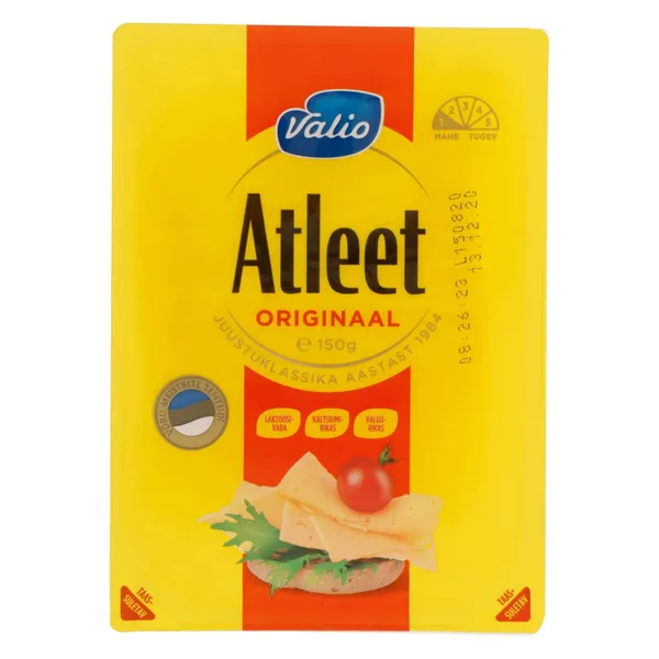 VALIO ATLEET ORIGINAAL raikytas sūris 26%, 150 g