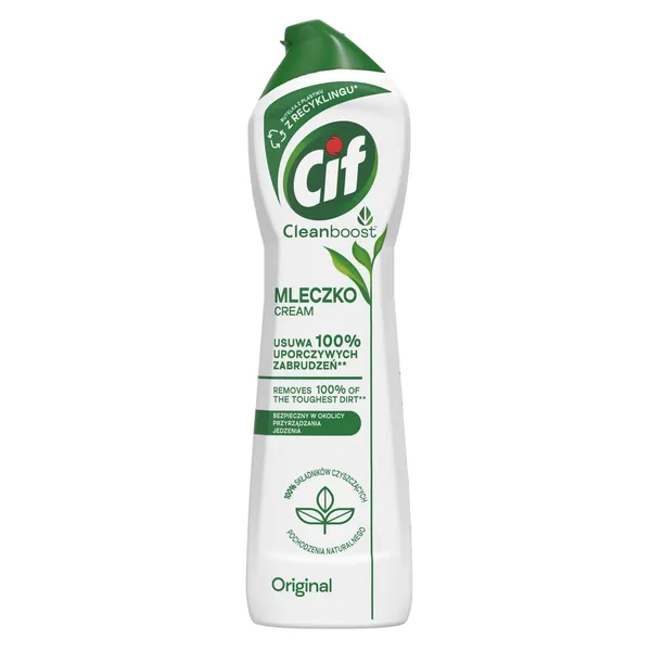 Kreminis valiklis CIF Lemon, 500 ml