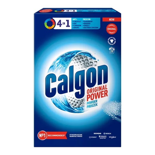 Milteliai nuo kalkių CALGON, skalbimo mašinoms, 1 kg