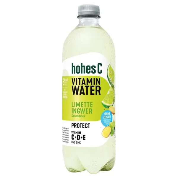 Ūdens Hohes C laima, ingvera, ar vitam. 0,75l