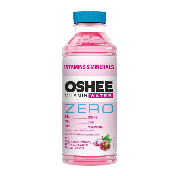 Vitaminizuotas vanduo su saldikliu OSHEE ZERO su vitaminais ir mineralais, 555 ml