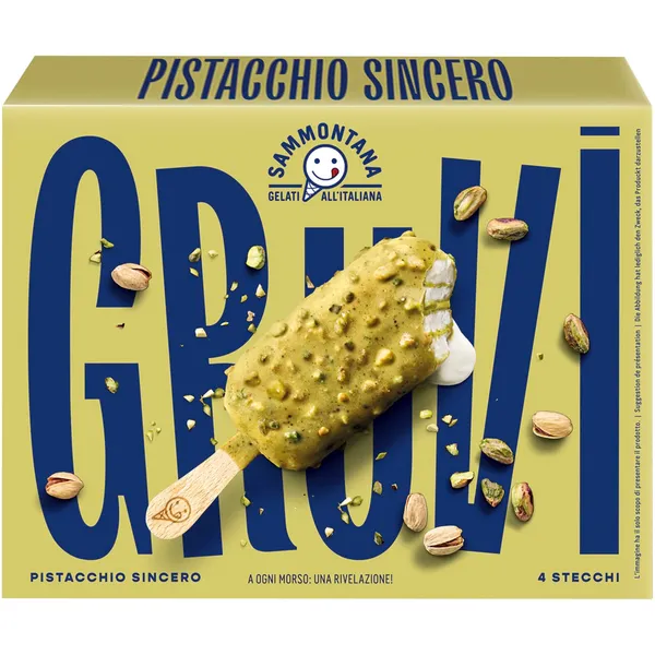 Saldējums Gruvi pistāciju 4x60g