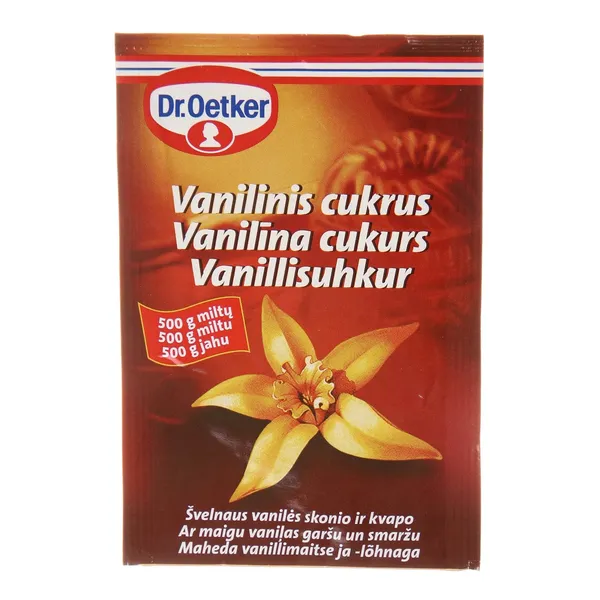 Vanilinis cukrus su natūralia vanile DR.OETKER, 8 g