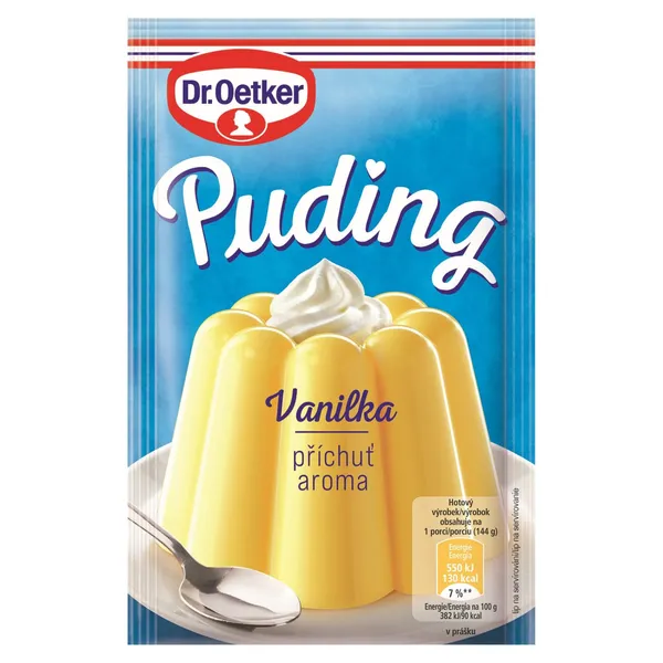 Vanilės skonio pudingas DR. OETKER, 38 g