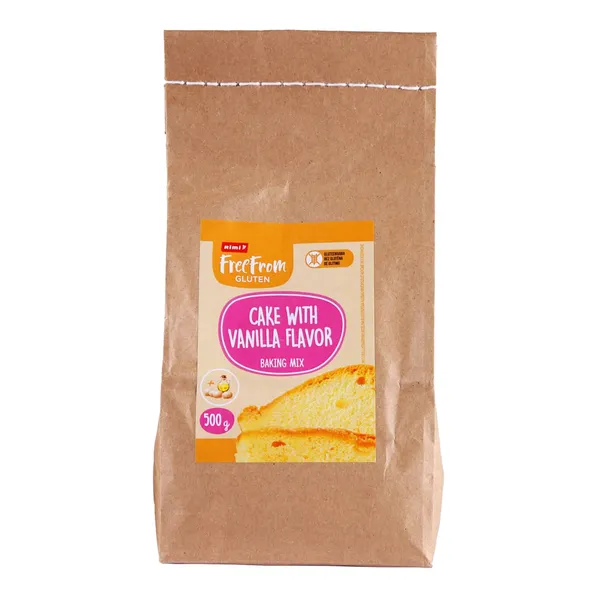 Vanilės skonio pyragas RIMI FREE FROM, 500 g