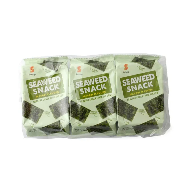 Jūraszāļu uzkoda Samlip vasabi 3x4g