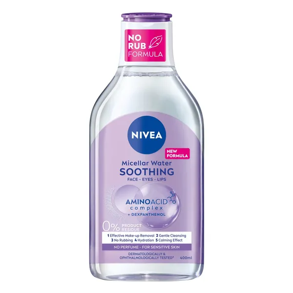 Veido micelinis vanduo sausai ir jautriai odai NIVEA, 400 ml