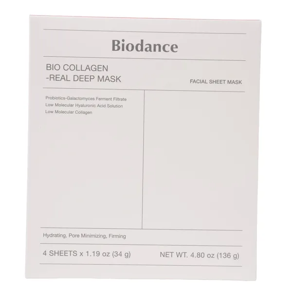 Veido kaukė BIODANCE BIO COLLAGEN REAL DEEP, 4 vnt.