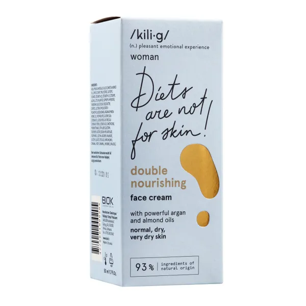 Veido kremas su dvigubu maitinimo efektu KILIG WOMAN DOUBLE NOURISHING, 50 ml