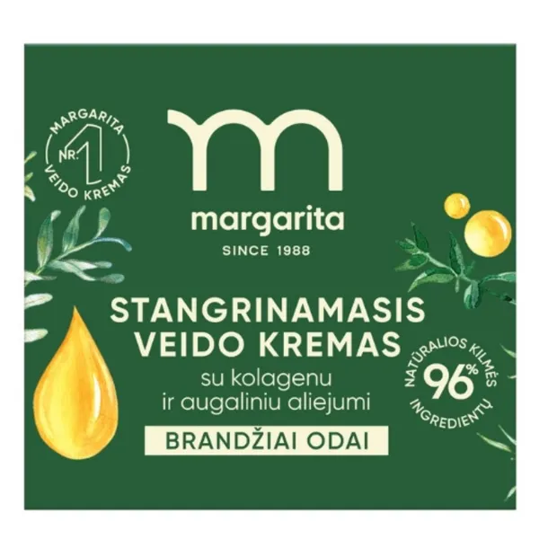 Veido kremas MARGARITA su kolagenu, 50 ml