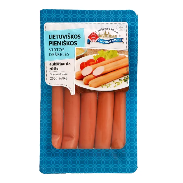 Virtos LIETUVIŠKOS pieniškos dešrelės, a. r., 260 g