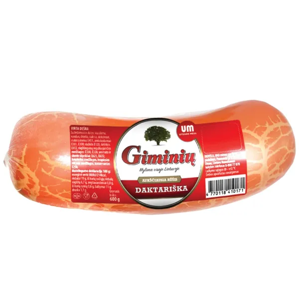 Virta GIMINIŲ DAKTARIŠKA dešra, a. r., 600 g