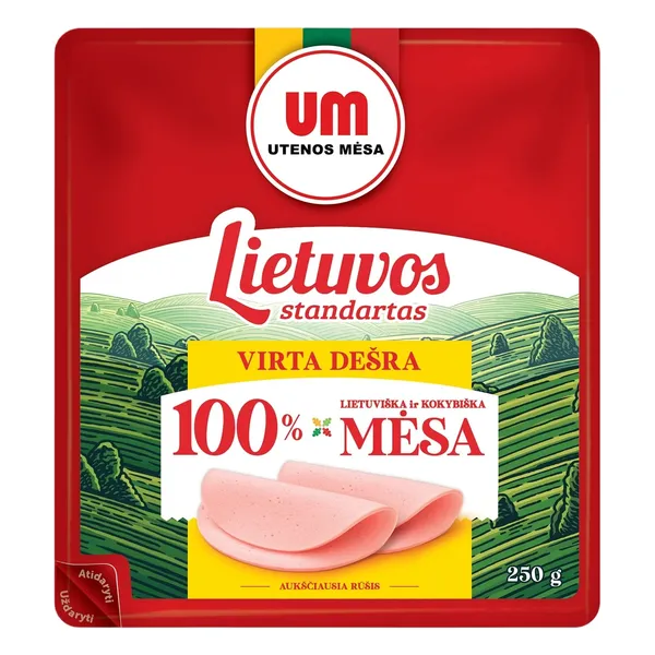 Virta dešra LIETUVOS STANDARTAS UTENOS MĖSA, a. r., 250 g