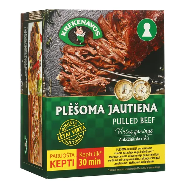 Virta plėšoma jautiena vakuume, a. r., 1 kg