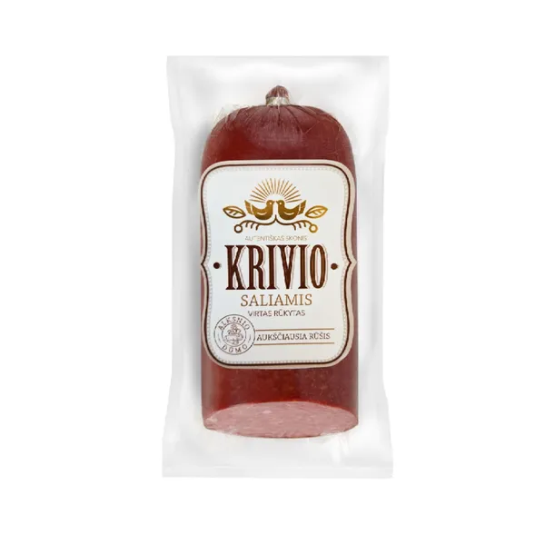Virtas rūkytas KRIVIO saliamis, a. r., 400 g