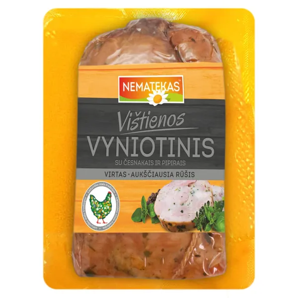 Virtas vištienos vyniotinis su česnaku ir pipirais NEMATEKAS ZUB, a.r., 1 kg