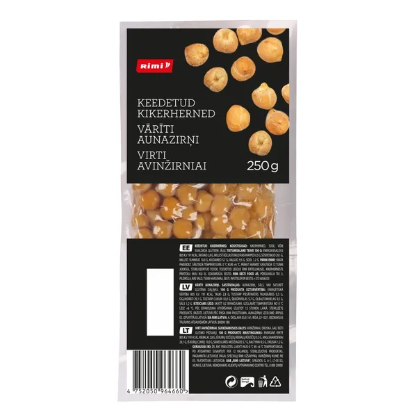 Aunazirņi Rimi vārīti 250g