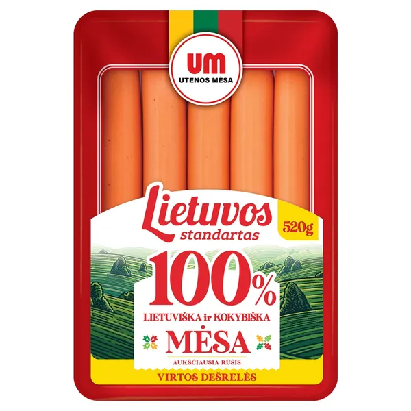 Virtos dešrelės LIETUVOS STANDARTAS, a. r., 520 g