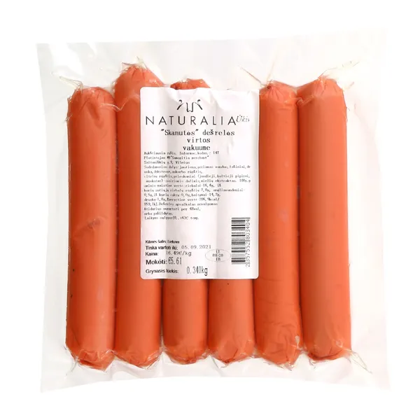 Virtos SKANUTĖS dešrelės NATURALIA ŪKIS, a. r., 1 kg