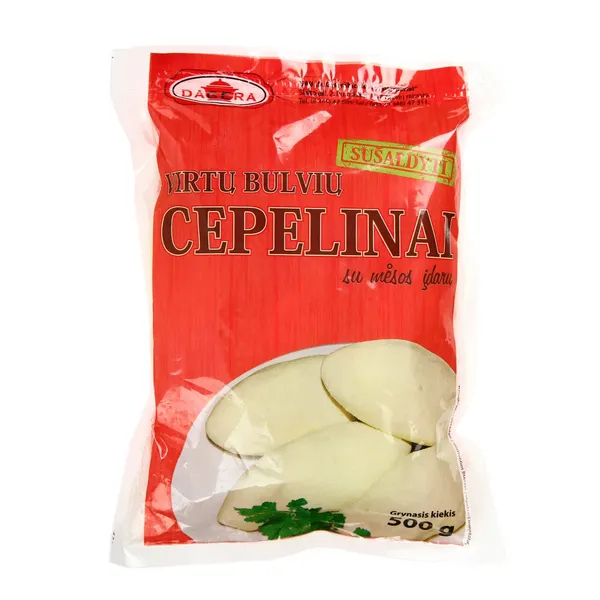 Sušaldyti virtų bulvių cepelinai su mėsa DAGERA, 500 g