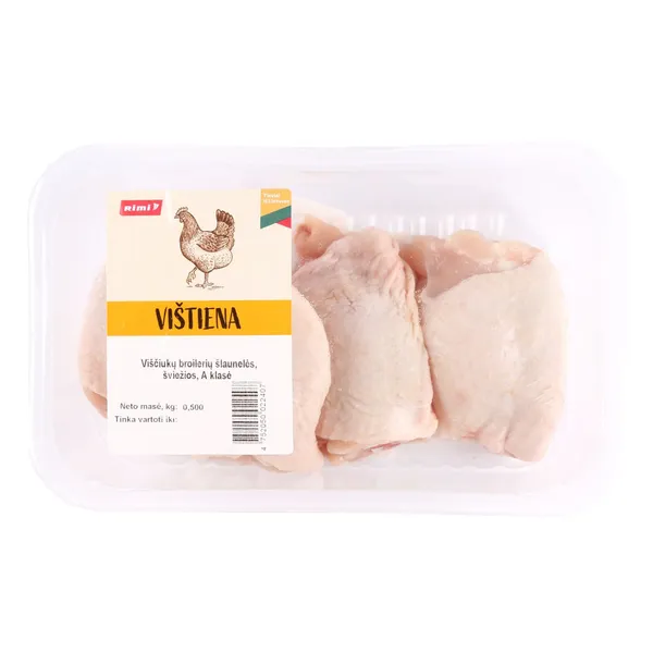 Viščiukų broilerių šlaunelės RIMI, 500 g