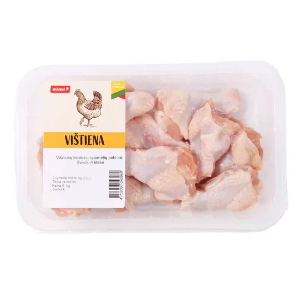 Viščiukų broilerių sparnelių peteliai RIMI, švieži, A klasė, 500 g