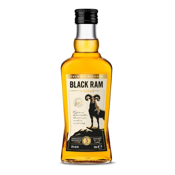 Viskis BLACK RAM, 40%,  200 ml