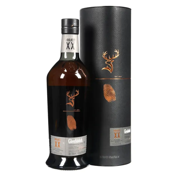 Škotiškas vieno salyklo viskis GLENFIDDICH XX dėžutėje, 47 %, 0,7 l