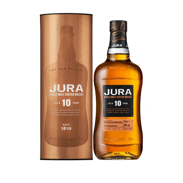 Viskis JURA 10 YO, Single Malt, 40%, 0,7 l, dėžutėje