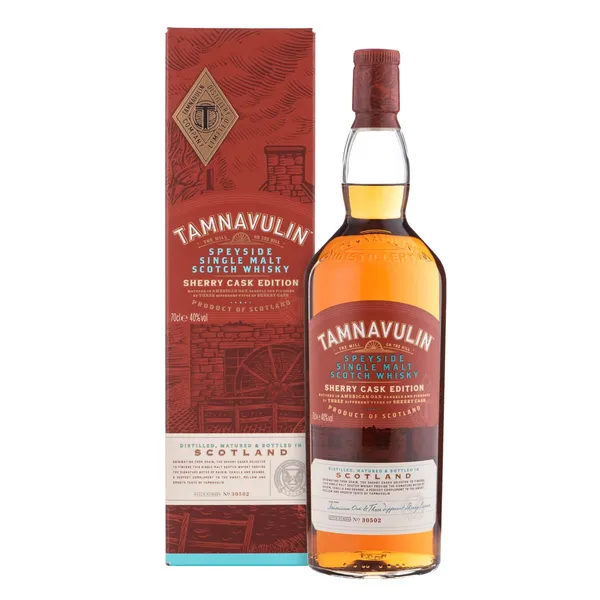 Viskis TAMNAVULIN SPEYSIDE SHERRY CASK, 40 %, 0,7 l (dėž.)