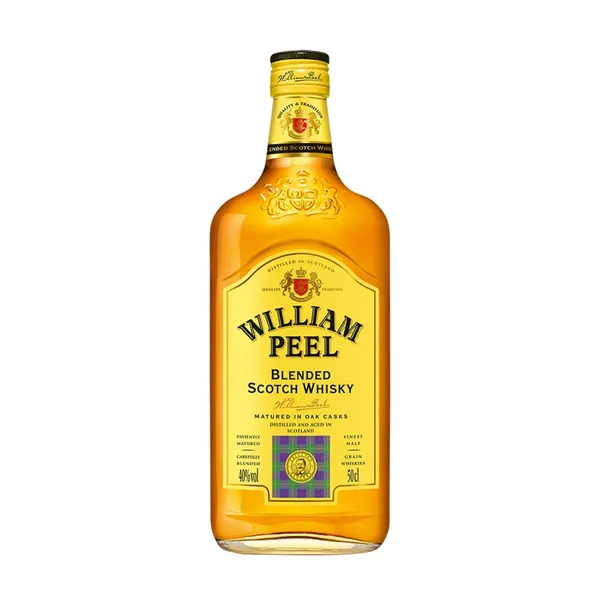 Viskis WILLIAM PEEL BLENDED SCOTCH 40%, 500 ml