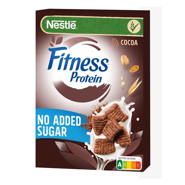 Viso grūdo kakavos skonio pusryčių dribsniai NESTLE FITNESS, 310 g