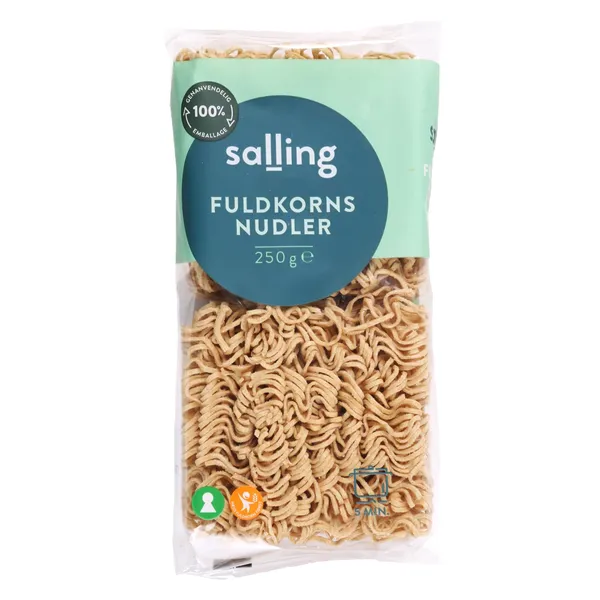 Viso grūdo dalių kvietiniai makaronai SALLING, 250 g