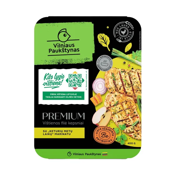 Vištienos filė kepsniai 4 METŲ LAIKAI marinate, 400 g