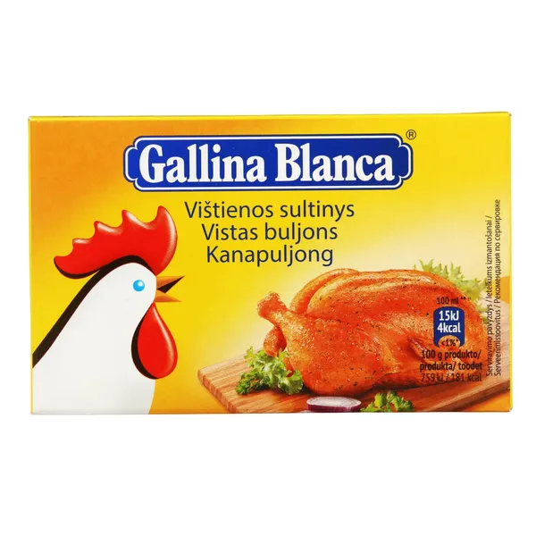 Vištienos sultinys GALLINA BLANCA, 8 kubeliai, 80 g