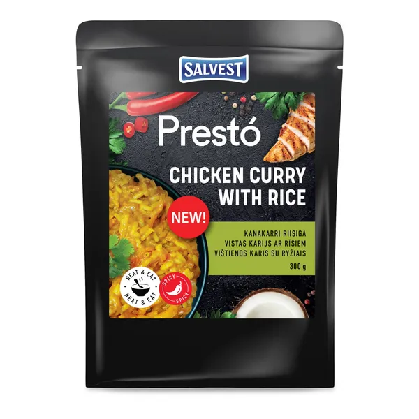 Vištienos karis su ryžiais PRESTO, 300 g