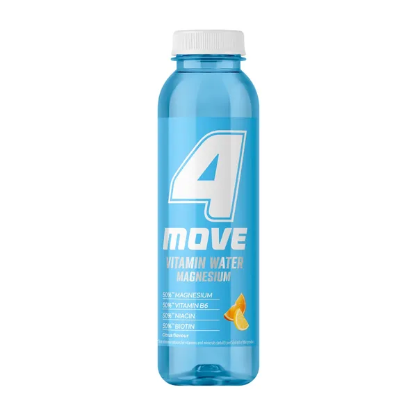 Vitamininis vanduo 4MOVE VITAMIN WATER MAGNESIUM + VITAMINS, 0,556 l PET