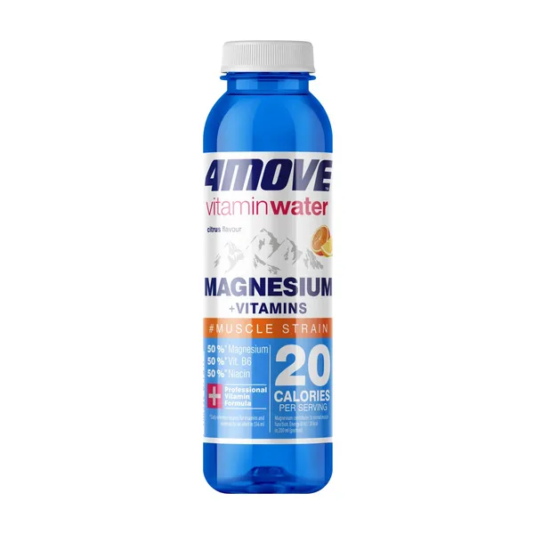 Vitamininis vanduo 4MOVE VITAMIN WATER VITAMINS & MINERALS, su saldikliu, 0,556 l