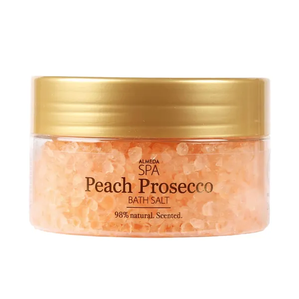 Vonios druska PEACH PROSECCO ALMEDA SPA, 250 g