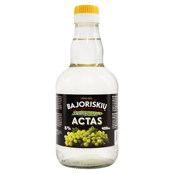 Vyno actas 6 % BAJORIŠKIŲ, 400 ml