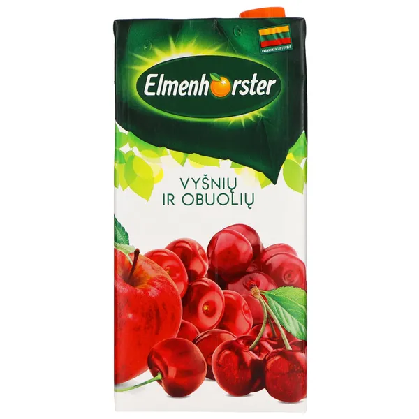Vyšnių ir obuolių sulčių gėrimas ELMENHORSTER, 14%, 2 l
