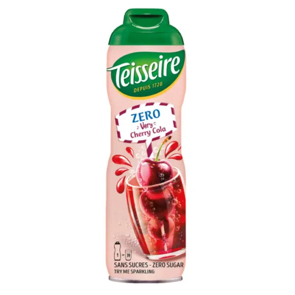 Sīrups Teisseire Cherry Cola ar saldin. 0,6l