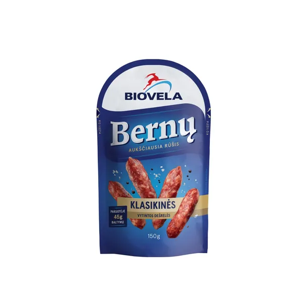 Vytintos dešrelės BIOVELA BERNŲ, aukščiausia rūšis, 150 g