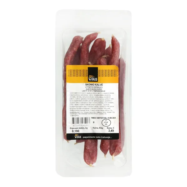 Vytintos dešrelės SKONIO KALVĖ VIKIS, a. r., 190 g