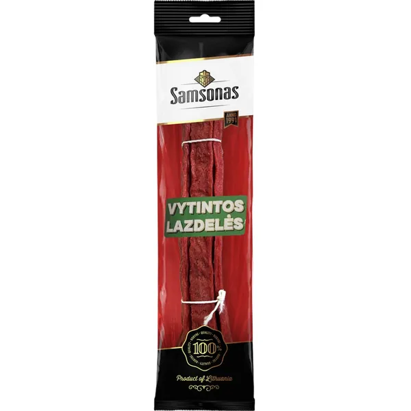 Vytintos kiaulienos lazdelės KLEBONIŠKOS, a.r., 100 g