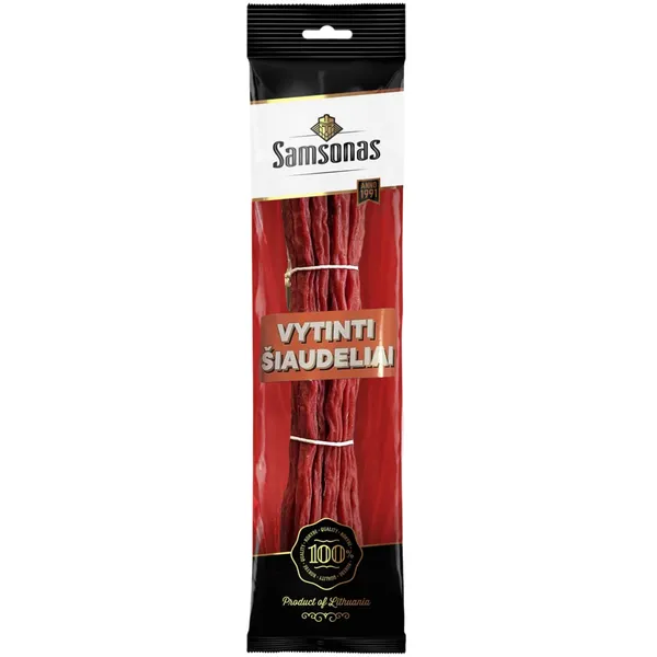 KLEBONIŠKI vytinti kiaulienos šiaudeliai, a.r., 100 g