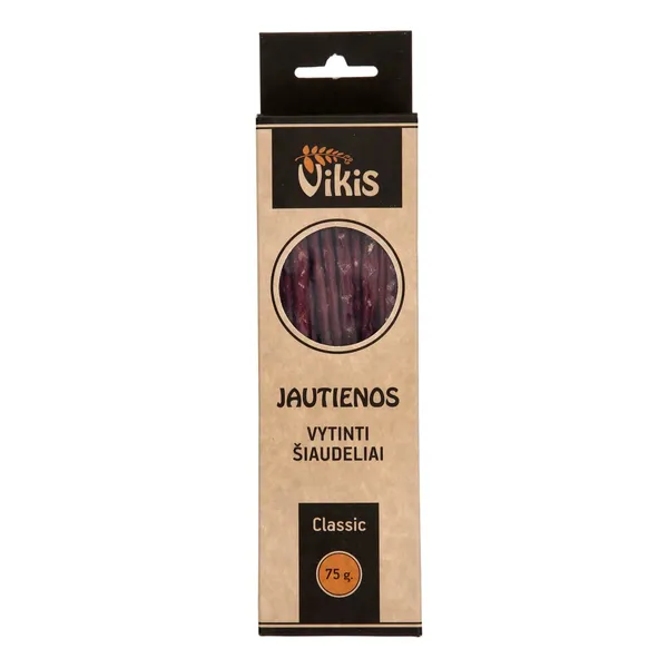 Vytinti jautienos šiaudeliai KLASIKA VIKIS, 75 g