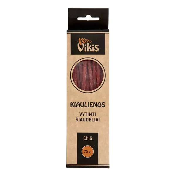 Vytinti kiaulienos šiaudeliai CHILI VIKIS, 75 g